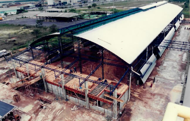 1999 - Vista aérea da obra