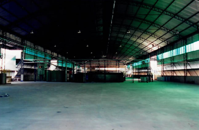 1999 - Vista interna do galpão