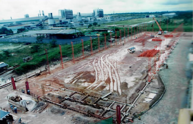1999 - Vista aérea da obra