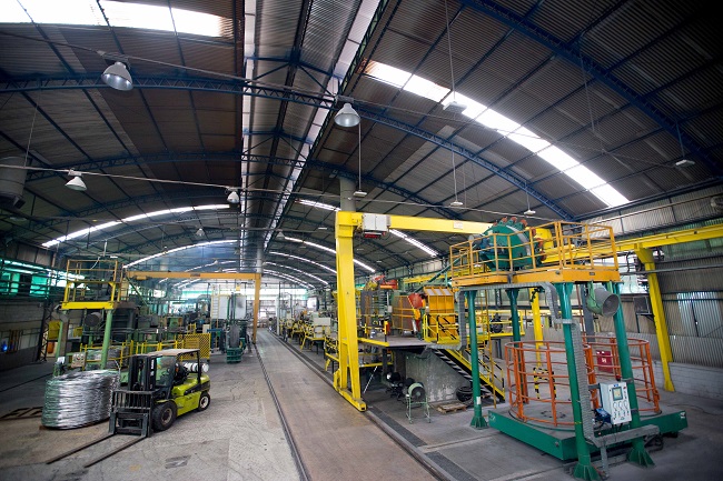 Linha de laminação