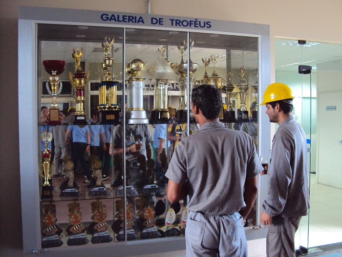Inauguração da Galeria de Troféus